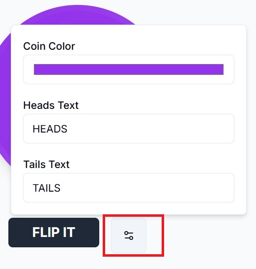 Change Coin Colors and Text